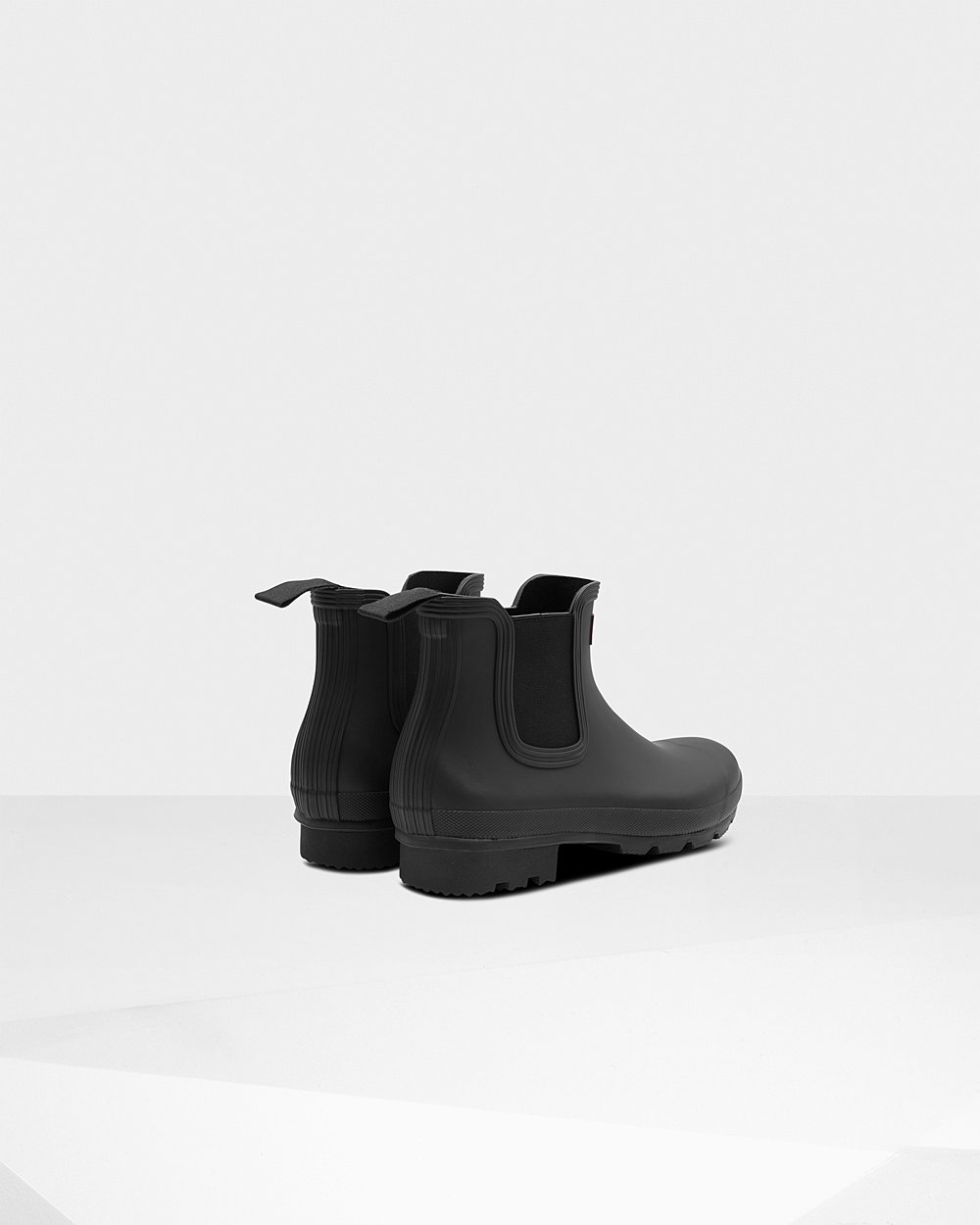 Hunter Original Chelsea Boots - Online Shop Mens Black - QURPET049